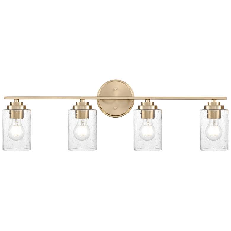 Image 3 Moven 31" Wide 4-Light Vanity in Modern Gold more views