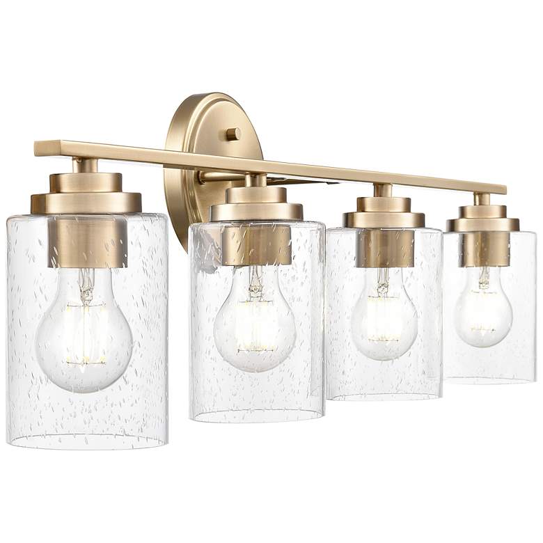 Image 4 Moven 31" Wide 4-Light Vanity in Modern Gold more views