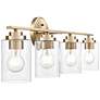 4_Moven 31" Wide 4-Light Vanity in Modern Gold more views