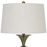 Thumbnail3 of Moxee Clear Glass and Antique Brass Table Lamp more views
