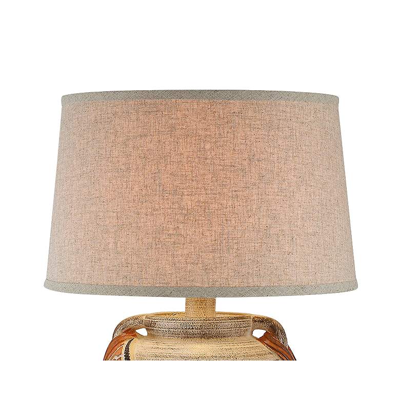 Image 3 Moxley Sand Dune 29 1/2" Hydrocal 2-Handle Jug Table Lamp more views