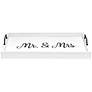 2_Mr. and Mrs." Decorative Wood Tray