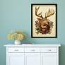 5_Mr. Deer 33" High Dimensional Collage Framed Wall Art more views
