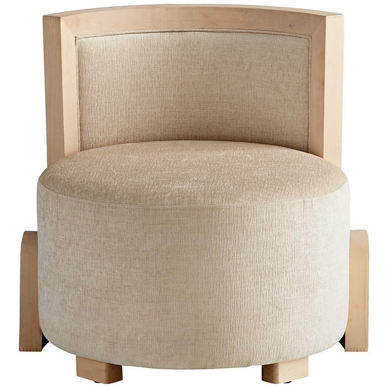 Image 1 Ms Aniston Whitewashed Maple Modern Accent Chair