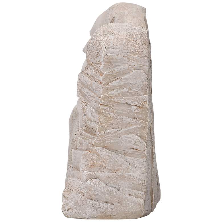 Image 3 Mt. Rushmore 15"H Off-White Statue with Solar LED Spotlight more views