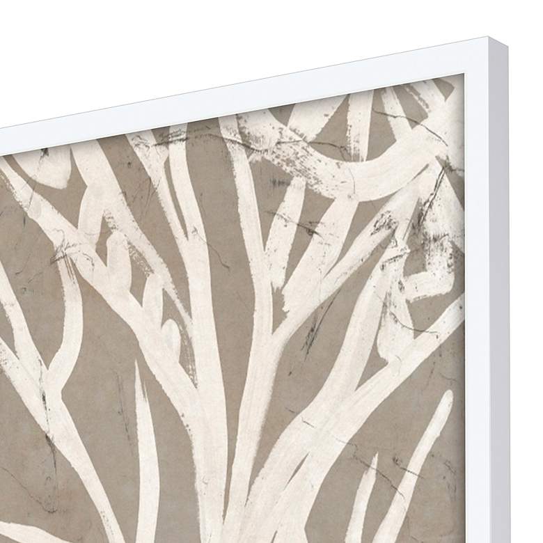 Image 2 Mudcloth Foliage II 50"H Shadow Box Giclee Framed Wall Art more views