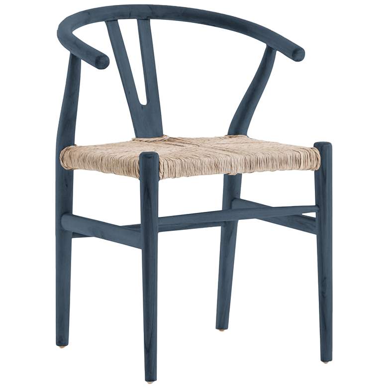 Image 1 Muestra Rustic Blue Teak Dining Chair