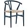 Muestra Rustic Blue Teak Dining Chair