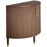 Muir 39 1/2" Wide Birch 2-Door Demilune Cabinet in scene