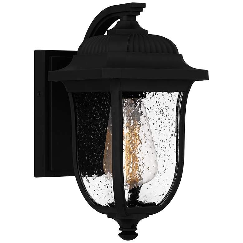 Image 1 Mulberry 1-Light Matte Black Outdoor Wall Lantern
