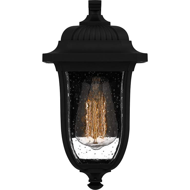 Image 2 Mulberry 1-Light Matte Black Outdoor Wall Lantern more views
