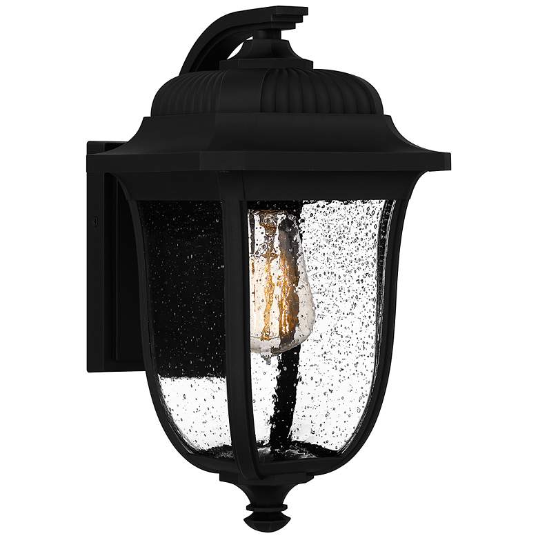 Image 1 Mulberry 1-Light Matte Black Outdoor Wall Lantern