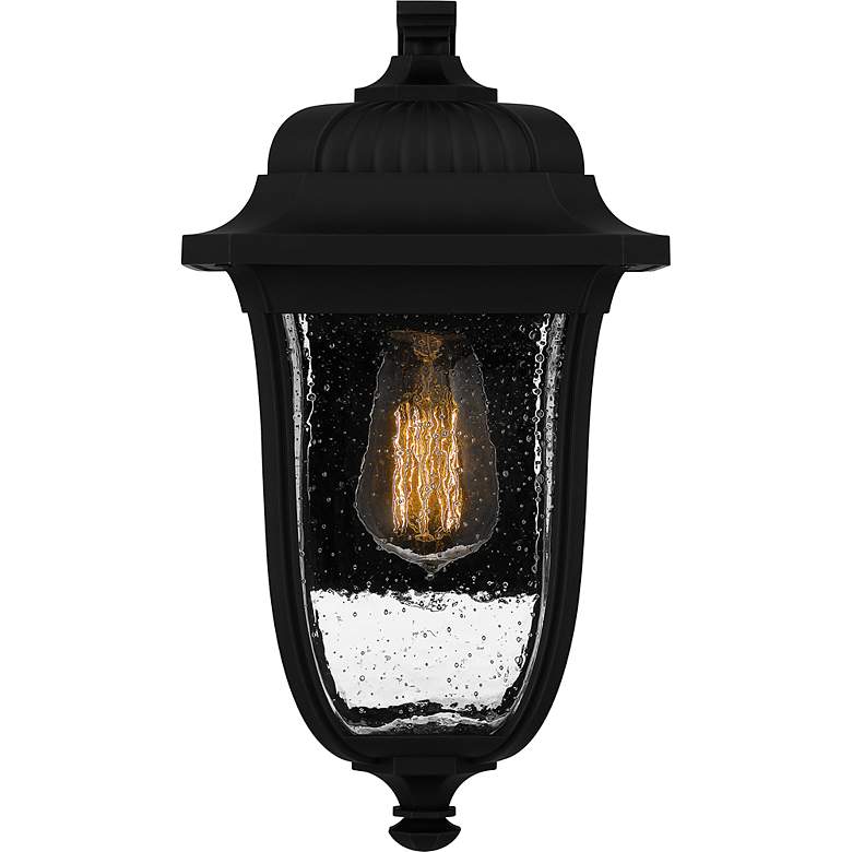Image 2 Mulberry 1-Light Matte Black Outdoor Wall Lantern more views