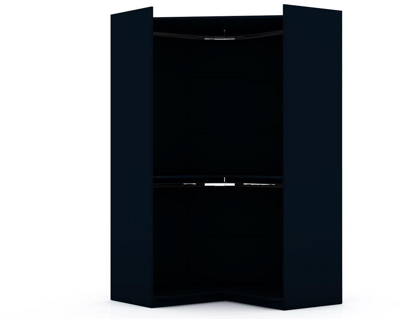 Image 7 Mulberry 2.0 Corner Wardrobe Closet in Tatiana Midnight Blue more views
