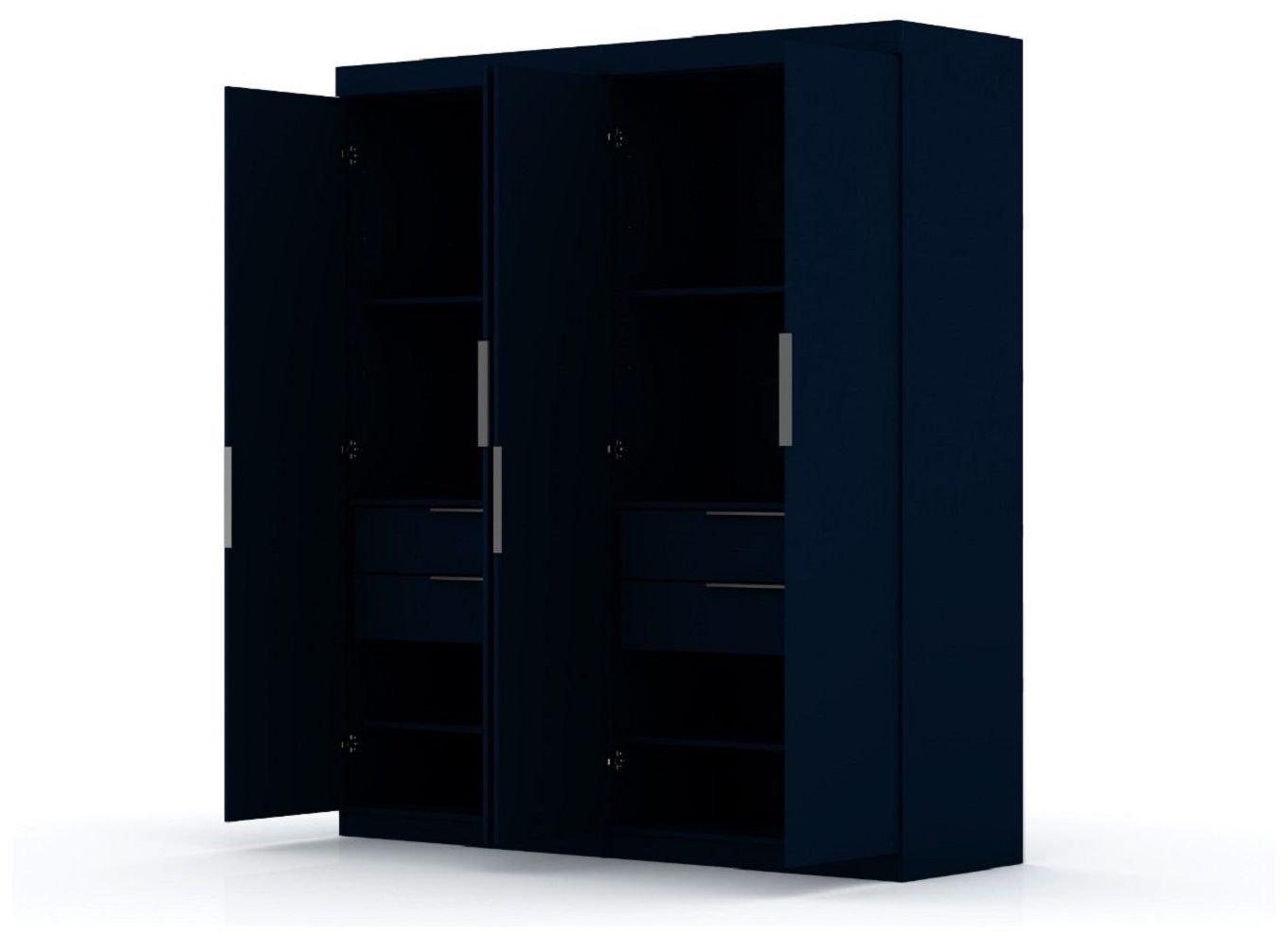 Mulberry 2.0 Wardrobe Closet - Set of 2 in Tatiana Midnight Blue