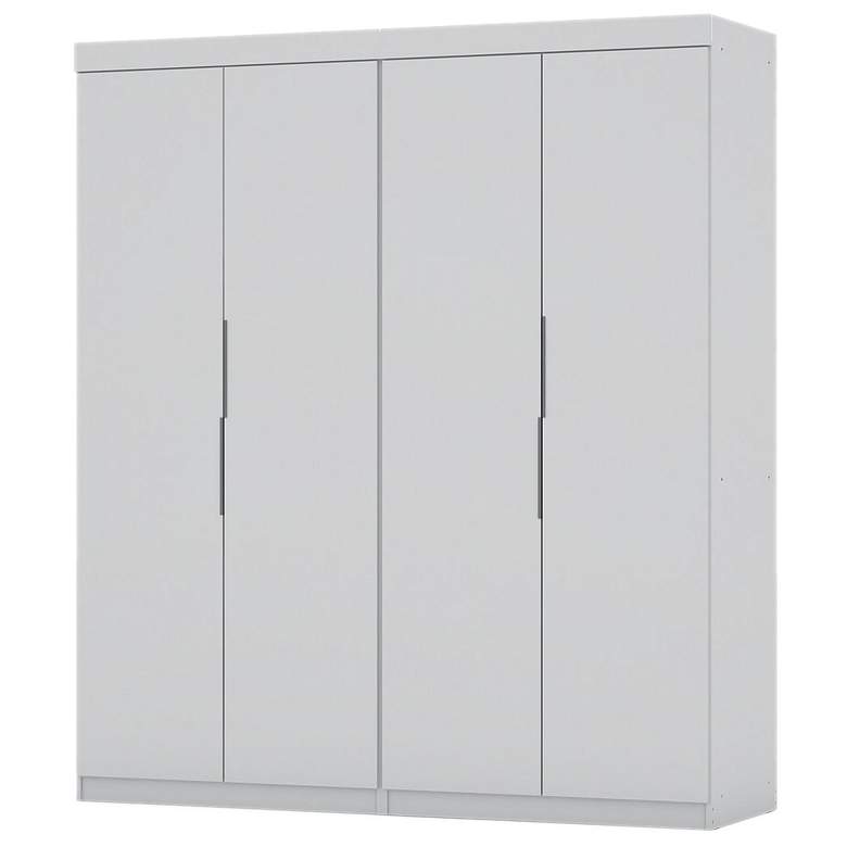 Image 1 Mulberry 2.0 Wardrobe Closet - Set of 2 in White