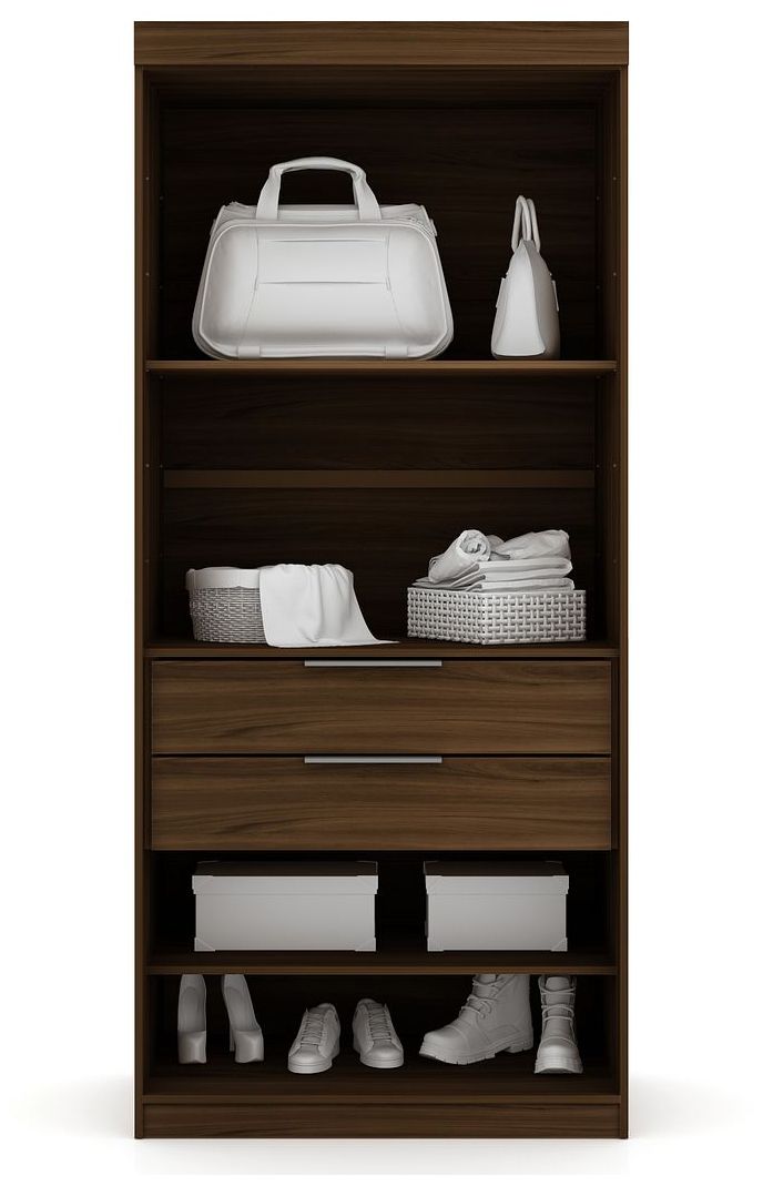 Image 5 Mulberry Open 1 Sectional Closet in Brown more views