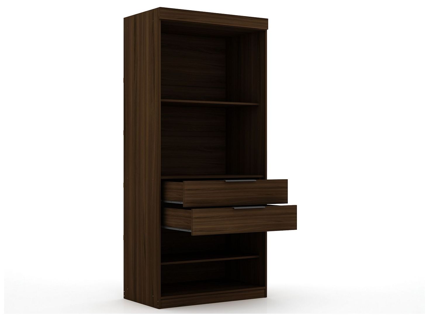 Image 4 Mulberry Open 2 Sectional Closet - Set of 2 in Brown more views