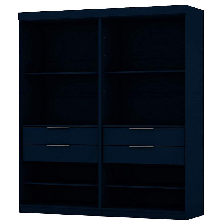 Image 1 Mulberry Open 2 Sectional Closet - Set of 2 in Tatiana Midnight Blue