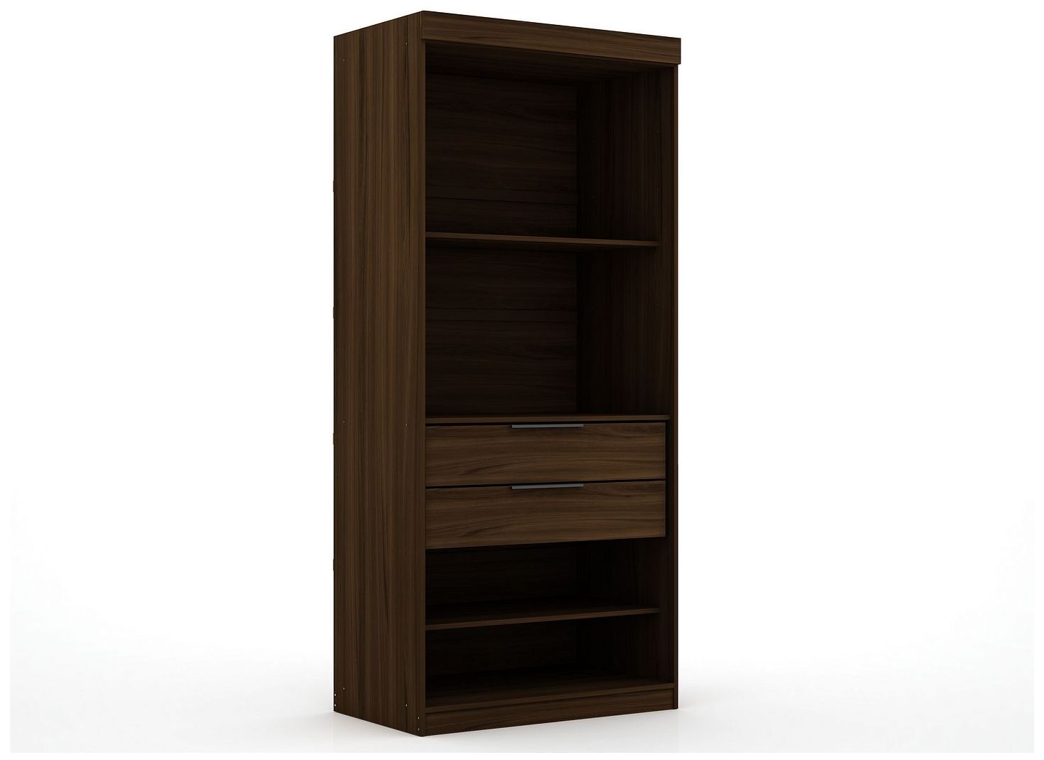 Image 7 Mulberry Open 3 Sectional Closet - Set of 3 in Brown more views