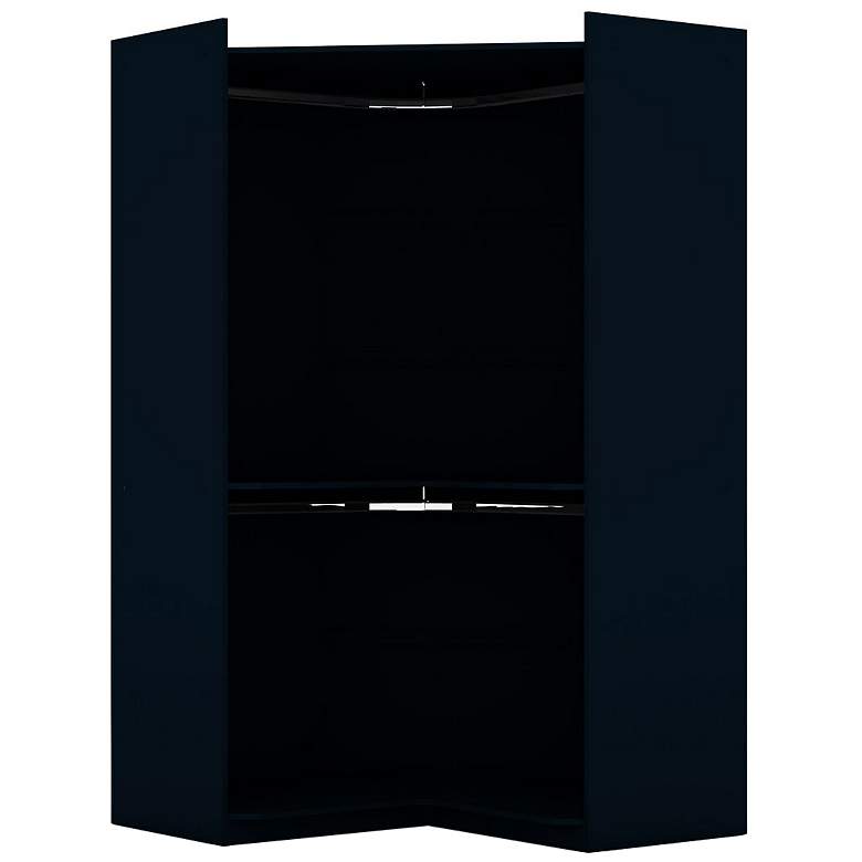 Image 1 Mulberry Open Corner Closet in Tatiana Midnight Blue