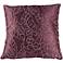 Mulberry Silk Road 18" Square Floral Throw Pillow