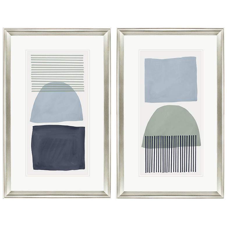 Image 1 Mullholland Drive 21"W x 33"H Framed Art Set of 2