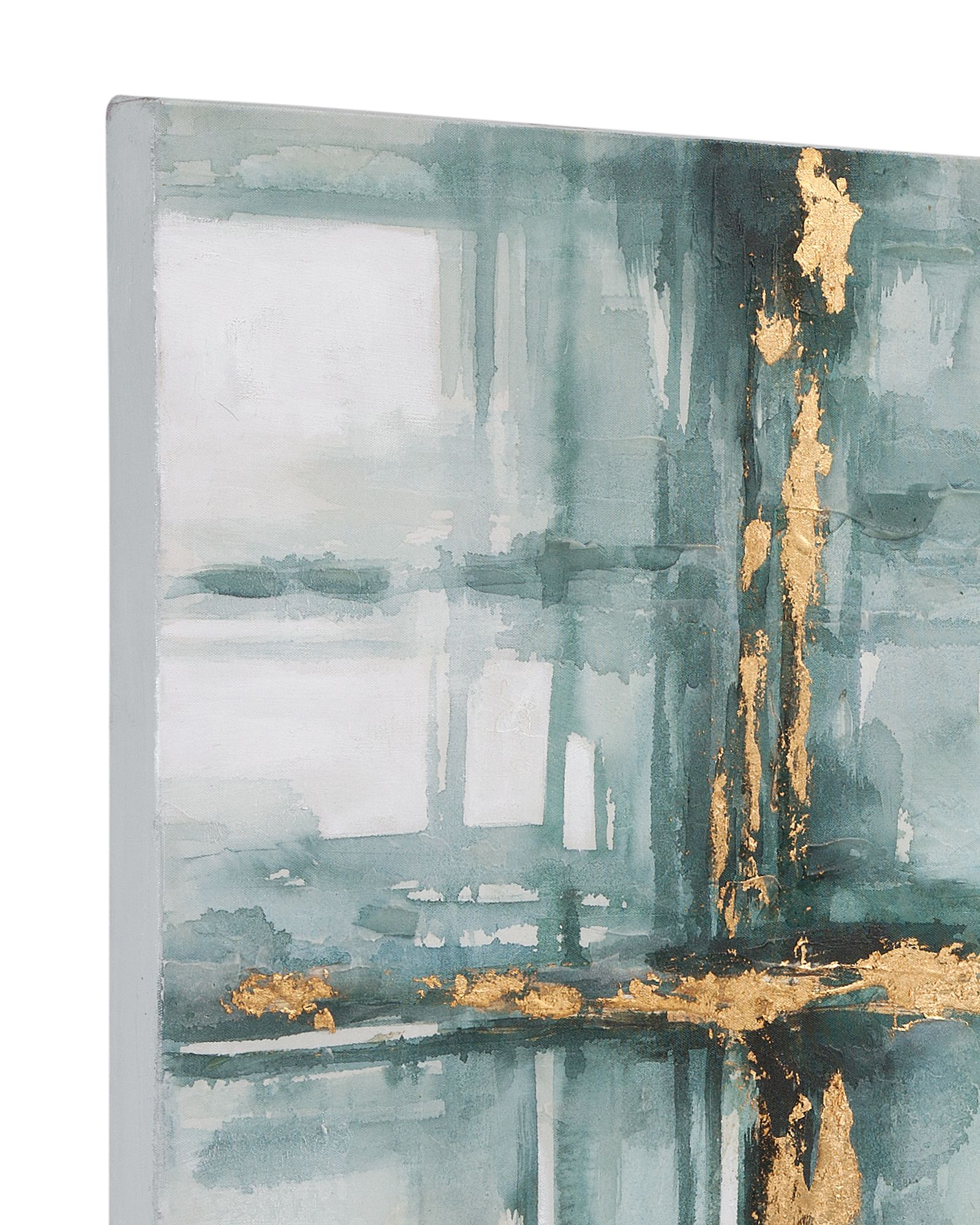 Image 4 Mulligan 40" x 40" Green Canvas Art more views