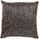 Multi Beaded Gold 20" Square Decorative Throw Pillow