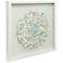 Multi-Color Inner Paper 24" Square Shadow Box Wall Art