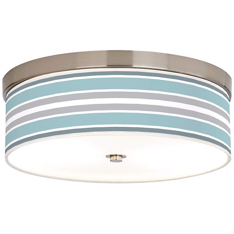 Image 1 Multi Color Stripes Giclee Energy Efficient Ceiling Light