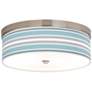 Multi Color Stripes Giclee Energy Efficient Ceiling Light