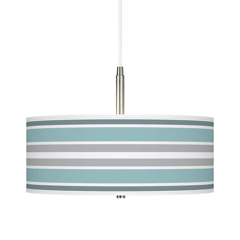 Image 1 Multi Color Stripes Giclee Pendant Chandelier