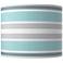 Multi Color Stripes Giclee Round Drum Lamp Shade 14x14x11 (Spider)