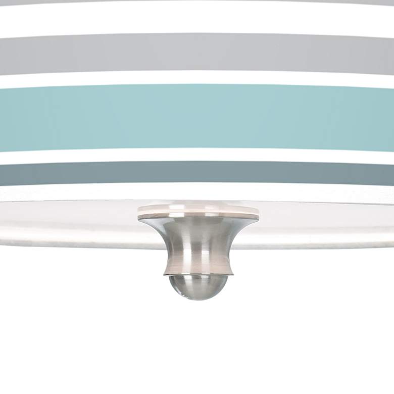 Image 3 Multi Color Stripes Tapered Drum Giclee Ceiling Light more views