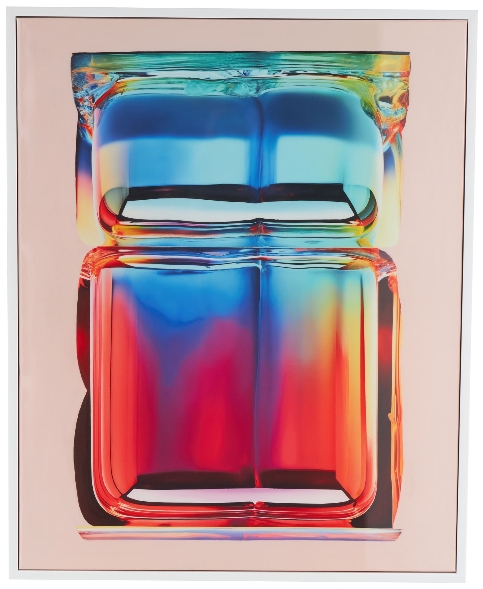 Image 2 Multi Colored Canvas Contemporary Framed Wall Art, 33" x 2" x 41"