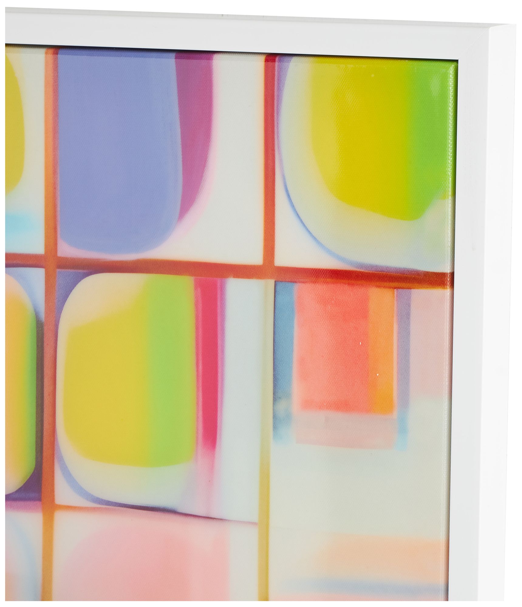 Image 3 Multi Colored Canvas Contemporary Framed Wall Art, 33" x 2" x 49" more views