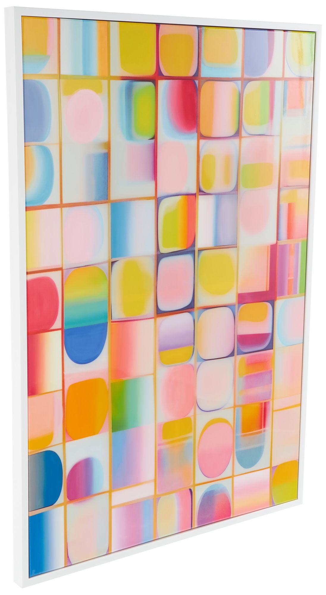 Image 6 Multi Colored Canvas Contemporary Framed Wall Art, 33" x 2" x 49" more views