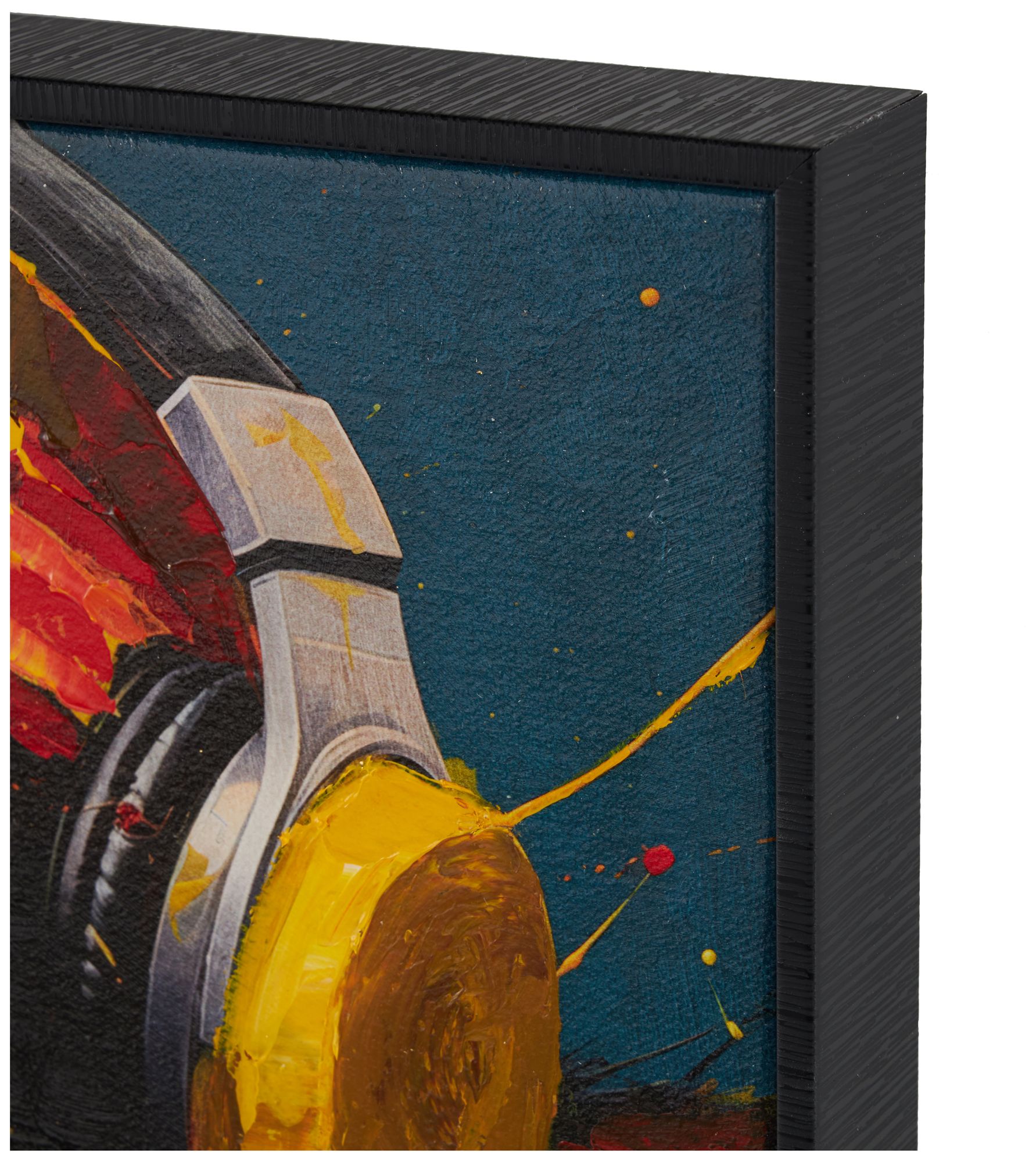 Image 4 Multi Colored Canvas Eclectic Framed Wall Art, S/2 17", 13"H more views