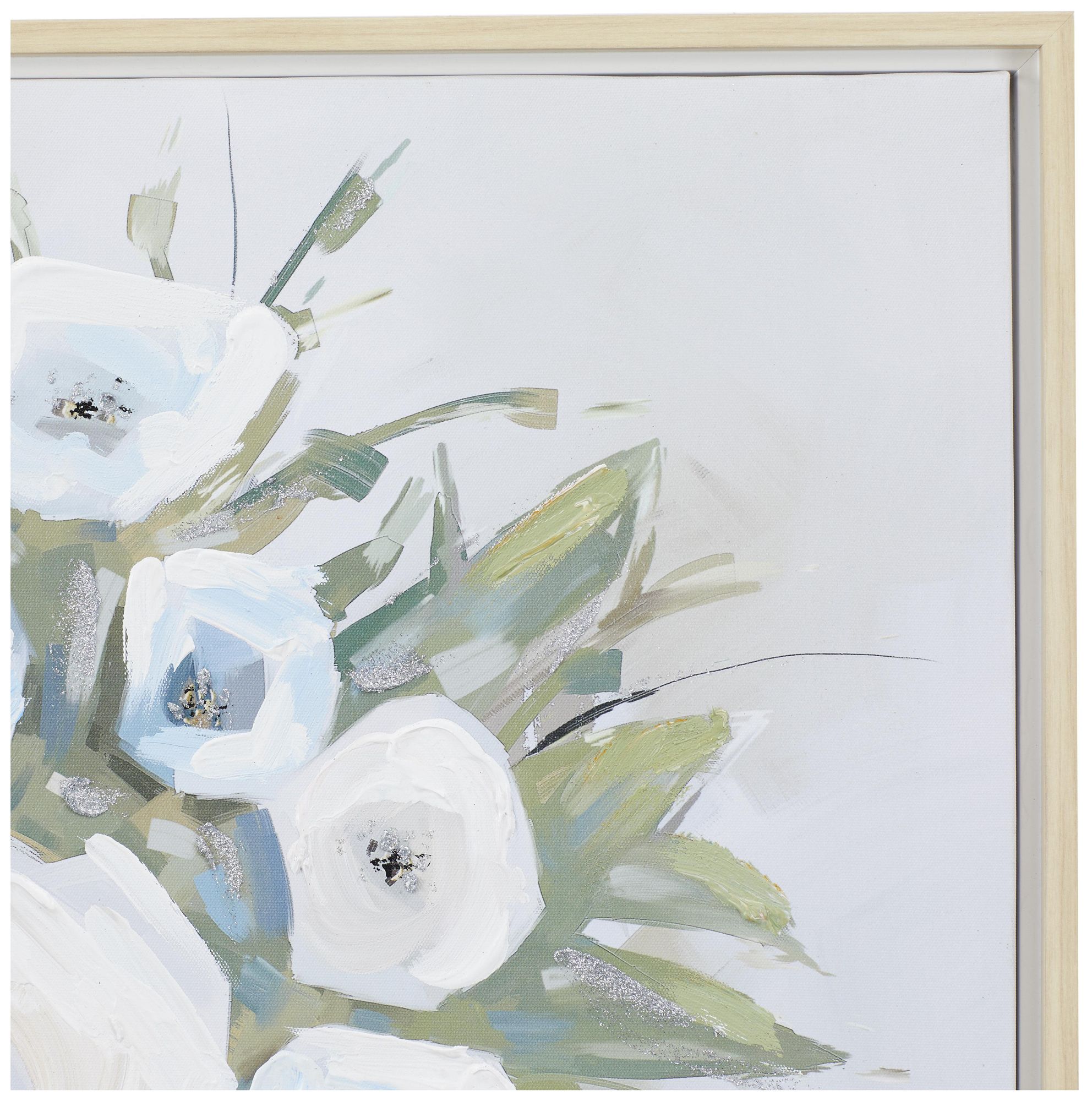 Image 4 Multi Colored Canvas French Country Framed Wall Art, 32" x 2" x 32" more views