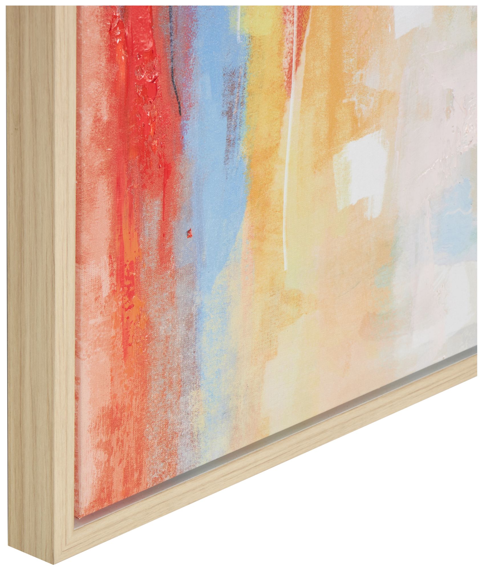 Image 4 Multi Colored Canvas Modern Framed Wall Art, 40" x 2" x 40" more views