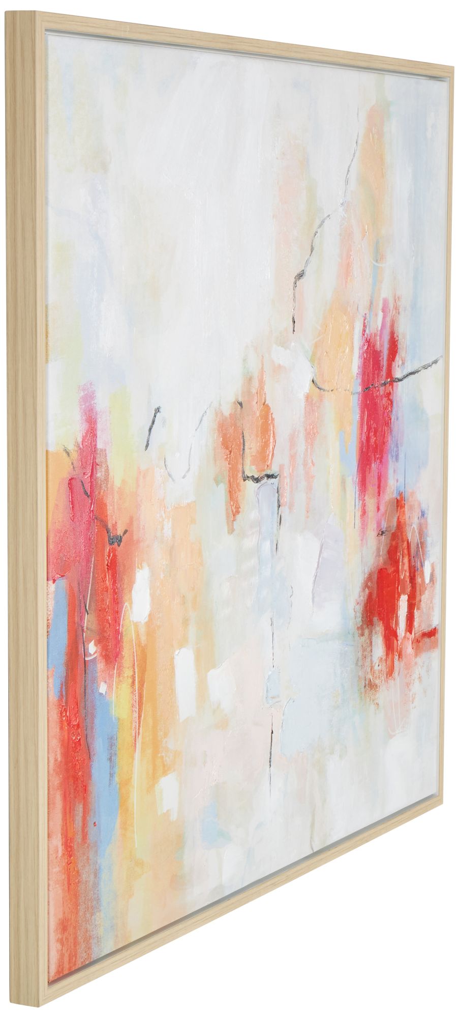 Image 6 Multi Colored Canvas Modern Framed Wall Art, 40" x 2" x 40" more views