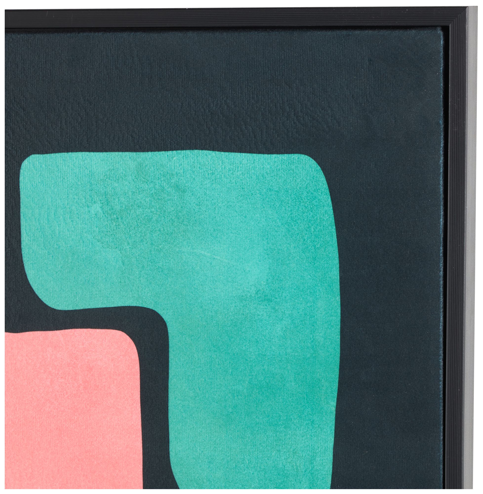 Image 4 Multi Colored Canvas Modern Framed Wall Art, S/2 25"W, 33"H more views