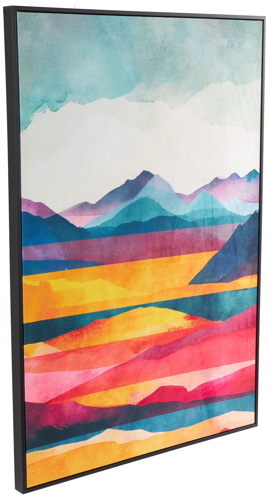 Image 6 Multi Colored Canvas Traditional Framed Wall Art, 33" x 2" x 48" more views