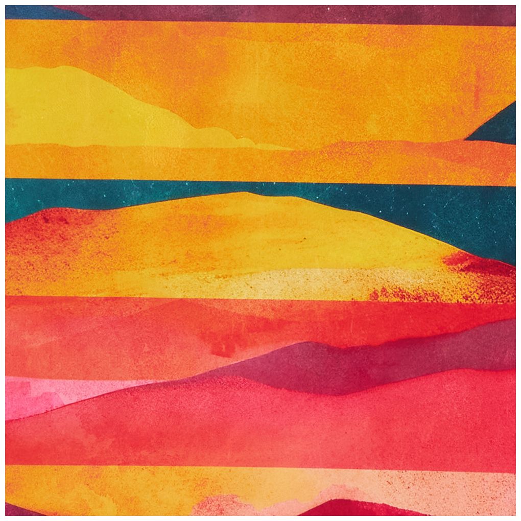 Multi Colored Canvas Traditional Framed Wall Art, 33" x 2" x 48"