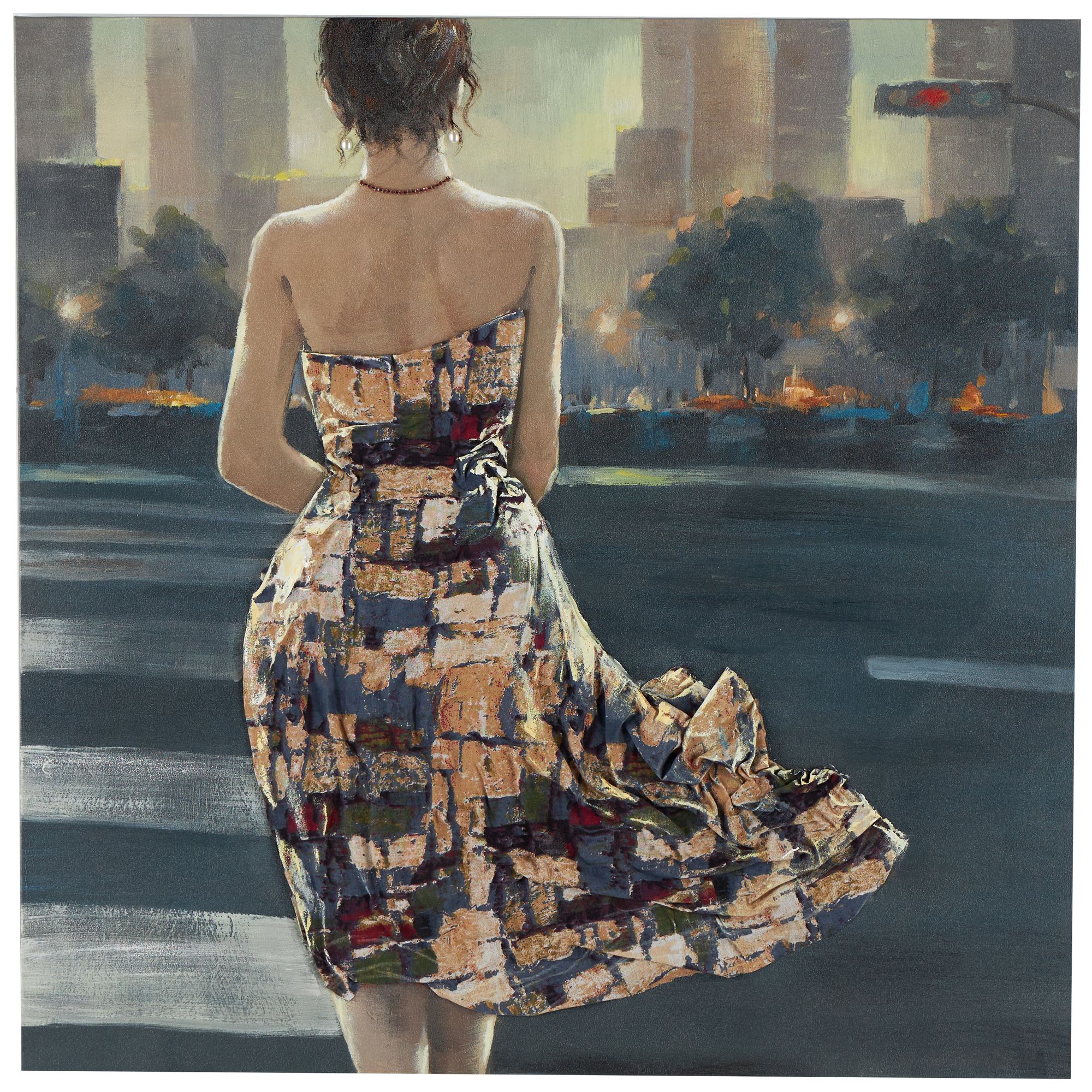 Image 2 Multi Colored Canvas Traditional Wall Art, 40" x 2" x 40"