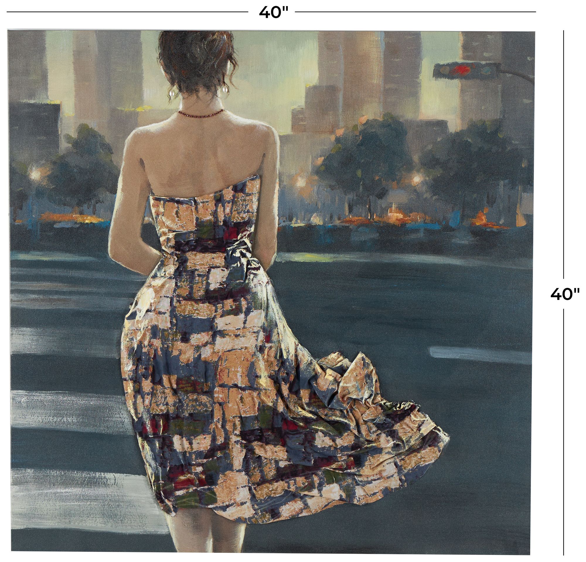 Image 7 Multi Colored Canvas Traditional Wall Art, 40" x 2" x 40" more views