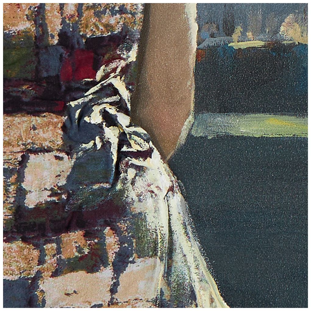 Multi Colored Canvas Traditional Wall Art, 40" x 2" x 40"