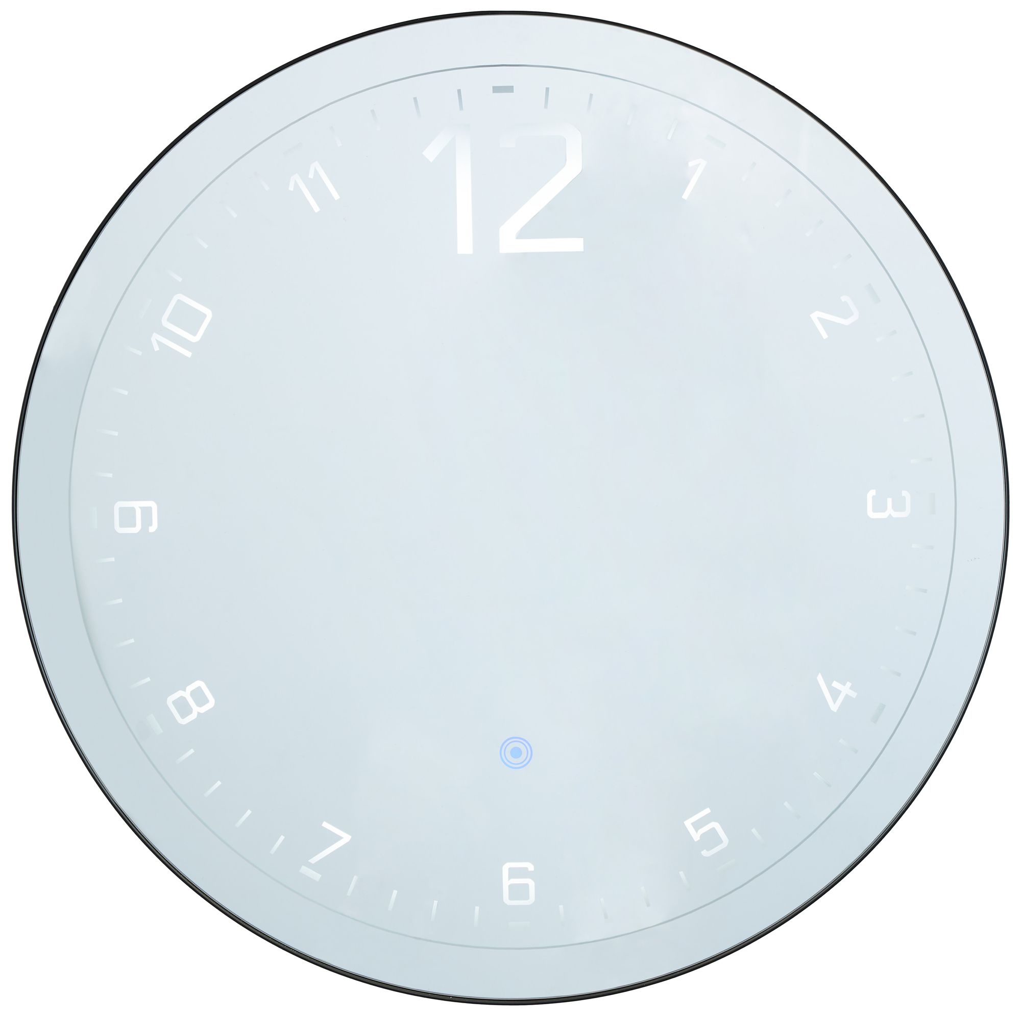 Image 2 Multi Colored Glass Contemporary Wall Clock, 24" x 1" x 24"