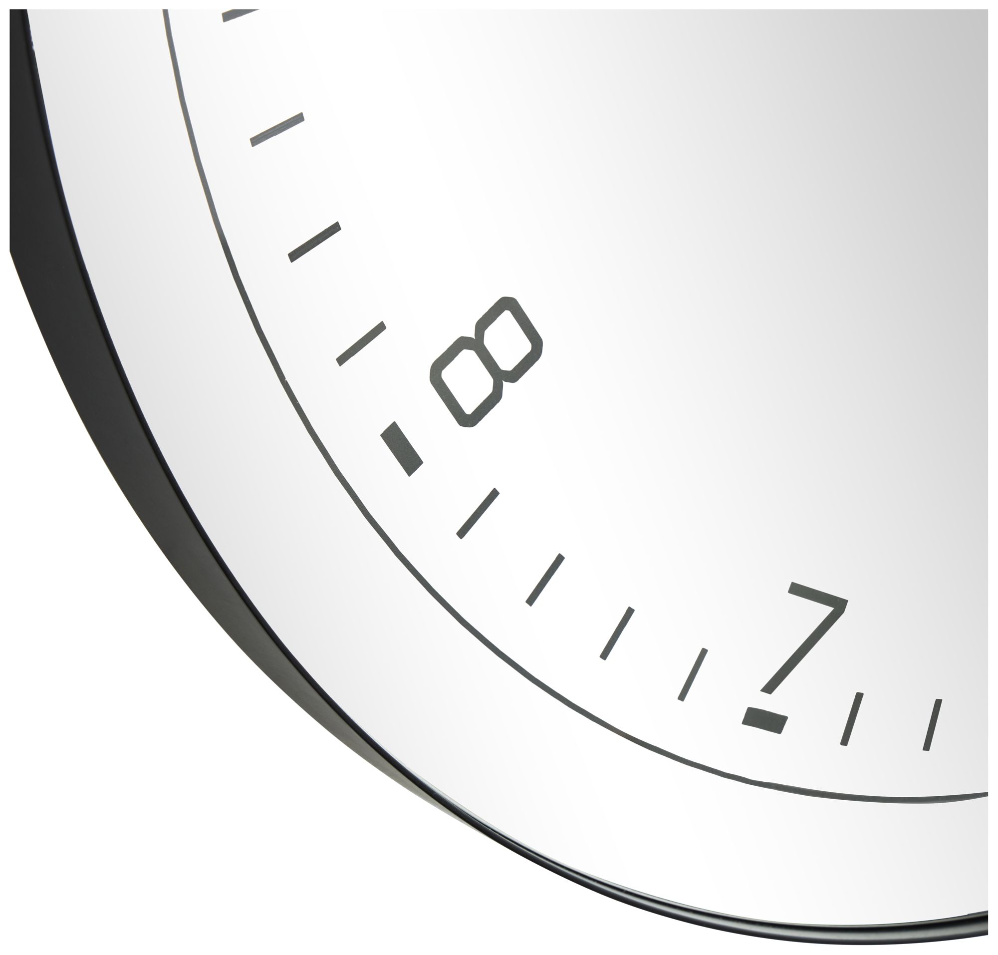 Image 3 Multi Colored Glass Contemporary Wall Clock, 24" x 1" x 24" more views